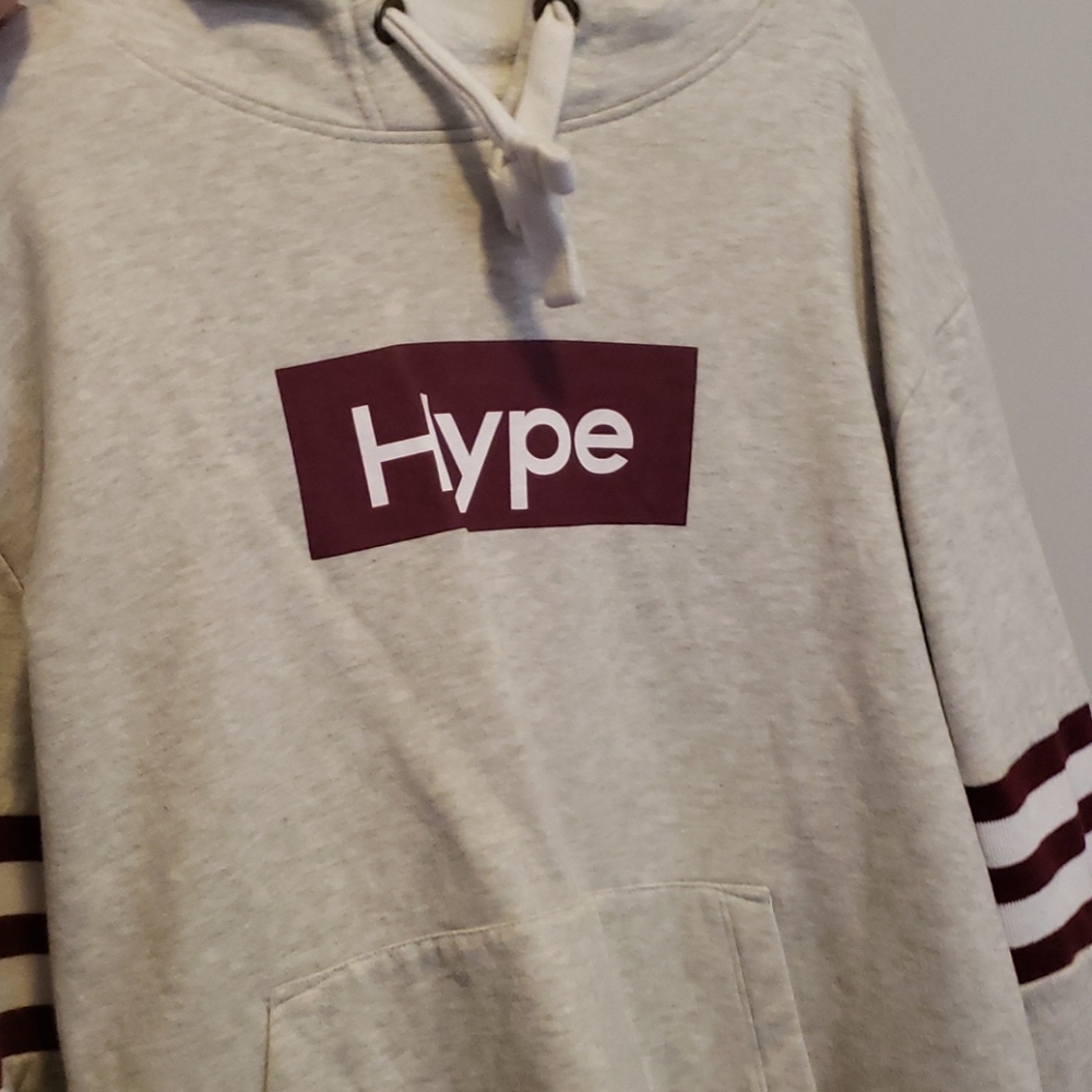 Beige Hype sweater hoodie